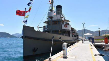TCG Nusret Müze Gemisi Marmaris'te! Ziyarete açıldı