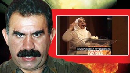 PYD elebaşı Salih Müslim'in eşinden teröristbaşı Abdullah Öcalan hakkında skandal ifadeler