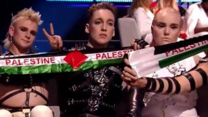 Eurovision’da Filistin protestosu! Harekete geçtiler