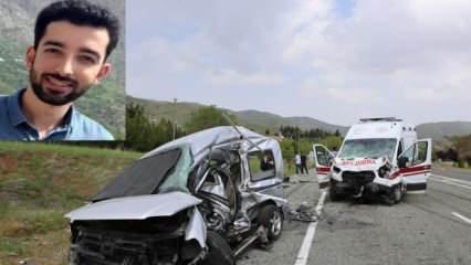 Yasa boğan olay: Arapça öğretmeni feci kazada hayatını kaybetti