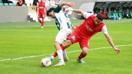 7 puanlı Giresunspor 1. Lig'e mağlubiyetle veda etti