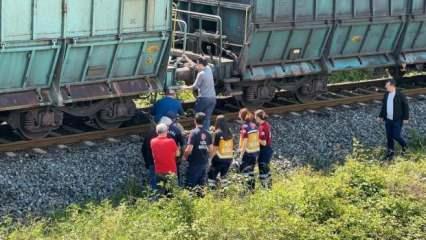 Zonguldak'ta feci olay: Yük treninin altında can verdi