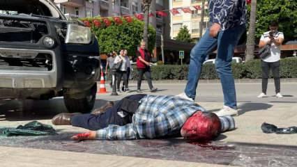 Adana'da tatbikatı gerçek sanan vatandaşlar olay yerini doldurdu