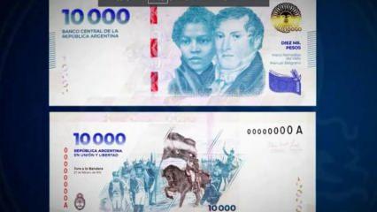 Arjantin'de yeni banknot piyasaya sürüldü: 11 dolar değerinde