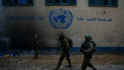 İsrailli işgalciler Doğu Kudüs'te UNRWA Genel Merkezi'nin çevresini ateşe verdi