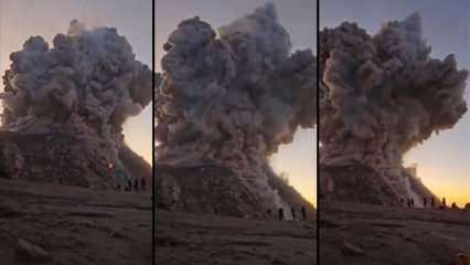 Santiaguito yanardağında büyük patlama