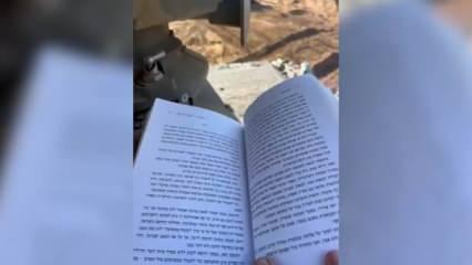 Soykırımcı İsrail askerinin "Şimdi Refah'ta kahve ve kitap" paylaşımı büyük tepki çekti