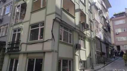 Beşiktaş'ta binada doğalgaz patlaması!