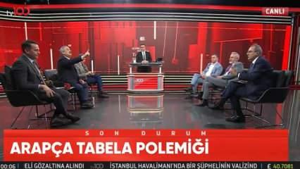 Canlı yayında ‘Arapça’ tartışması! ‘CHP’nin adını bile söyleyemezsin!’