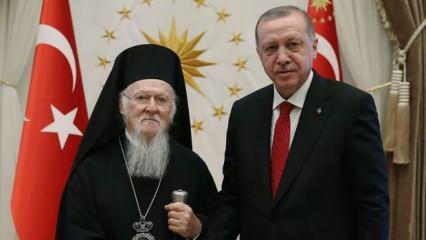Cumhurbaşkanı Erdoğan’dan Miçotakis’e ‘patrik’ jesti