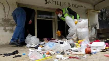 Ekipler neye uğradığını şaşırdı: Ağır koku gelen evden 20 ton çöp çıktı!