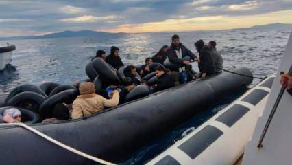 İzmir açıklarında 160 düzensiz göçmen yakalandı