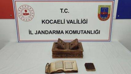 Kocaeli’de 14'üncü yüzyıla ait Kur’an-ı Kerim ele geçirildi