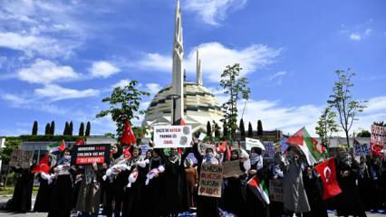 Marmara Üniversitesi İlahiyat Fakültesi öğrencilerinden Filistin'e destek!