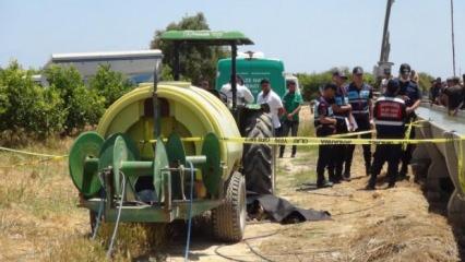 Traktörün şaftına kıyafetleri dolanan genç kızın feci ölümü