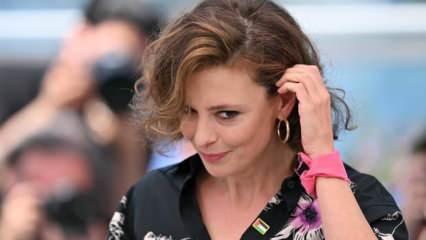 &Uuml;nl&uuml; oyuncudan Filistin mesajı! Cannes'a damgasını vurdu