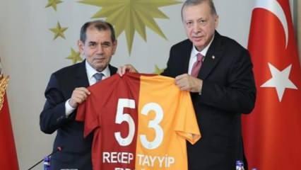 Başkan Recep Tayyip Erdoğan'dan şampiyon Galatasaray'a tebrik!