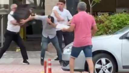 Bıçakla tehdit etti sonu kötü bitti! Meydan dayağı yiyen şüpheli bayıldı