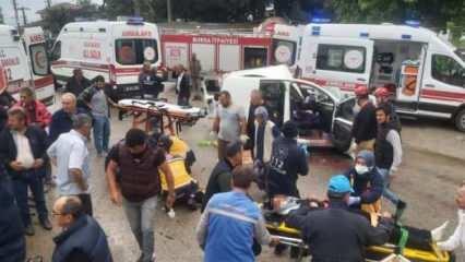 Bursa'da kahreden kaza: 3 ölü, 4 yaralı! Dehşet görüntüler kamerada...