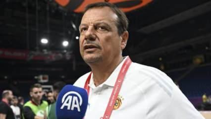 Ergin Ataman'dan 'skandal pankart' için ilk açıklama: En sert şekilde...