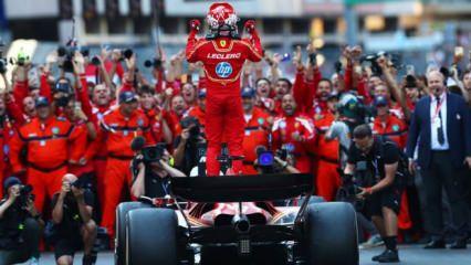 Olaylı Monaco GP'sinde kazanan Leclerc!