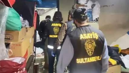 Sultanbeyli'de silah ticareti yapanlara operasyon