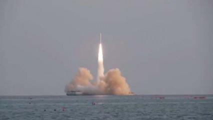 Çin denizden uzaya 4 uydu fırlattı! Dünyada bir ilk gerçekleşti