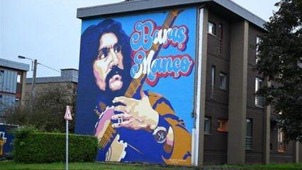 Barış Manço, Belçika'da duvar resmiyle ölümsüzleştirildi!