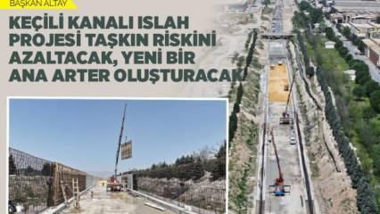 Başkan Altay: Keçili kanalı ıslah projesi taşkın riskini azaltacak