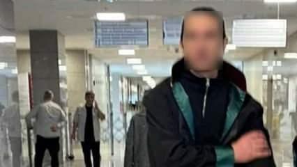 Gözaltındaki eşiyle görüşmek için avukat cübbesi giyen şahıs yakalandı