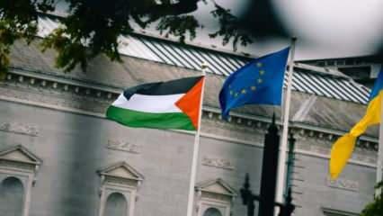 İrlanda meclisinde Filistin bayrağı dalgalanıyor