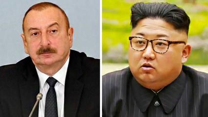 Kuzey Kore lideri Kim'den Aliyev'e tebrik