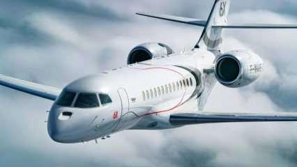 Milyarderlerin yeni gözdesi! Uçan bir daha binmek istiyor: İşte Falcon 6X'in özellikleri!