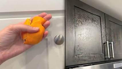 Mutfak dolaplarının yağını ne çıkarır? Portakal kabuğu ile yağlı mutfak dolaplarını temizleme hilesi gerçek mi?
