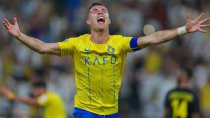 Ronaldo Suudi Arabistan'da da rekorlara doymuyor