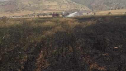 Şırnak'ta 200 dönüm ekili buğday yandı