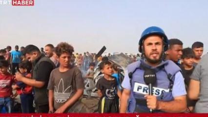 TRT Arabi, katliam yaşanan bölgedeki acıyı görüntüledi