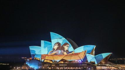 “Vivid Sydney”: Teknoloji ve sanat opera binasında buluştu