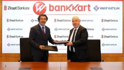 Ziraat Bankası ve Vakıf Katılım'dan Bankkart marka iş birliği anlaşması