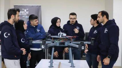 Atatürk Üniversitesi öğrencileri, arama-kurtarma için dron projesi geliştirdi