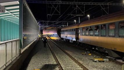 Çekya'da tren faciası! Kafa kafaya çarpıştı, 4 ölü, onlarca yaralı var