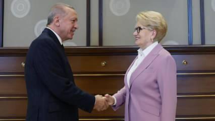 Cumhurbaşkanı Erdoğan Meral Akşener'i kabul etti