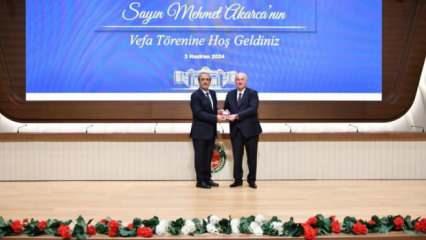 Eski Yargıtay Başkanı Akarca i&ccedil;in veda t&ouml;reni