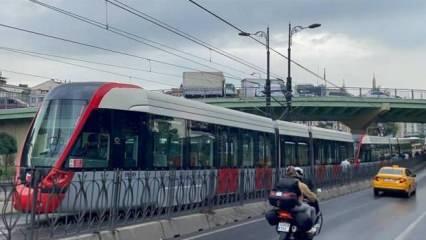 Kabataş-Bağcılar tramvay hattında teknik arıza