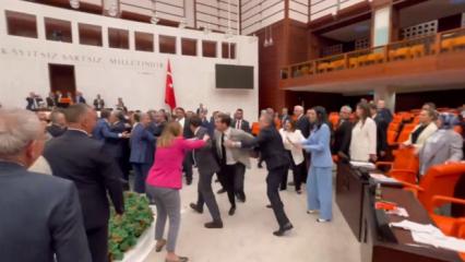 Meclis'te 'Kayyum' gerginliği! Milletvekilleri birbirine girdi