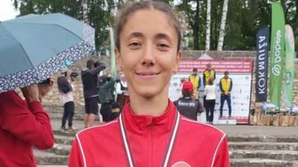 Milli sporcu Eylül Şenal, Avrupa üçüncüsü!