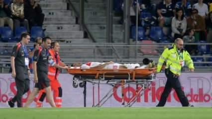 Milli Takım'da sakatlık şoku! Hastaneye kaldırıldı