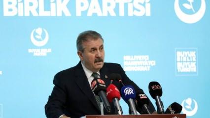 Mustafa Destici: Hakkâri Belediyesi'ne kayyum atanmasını destekliyoruz