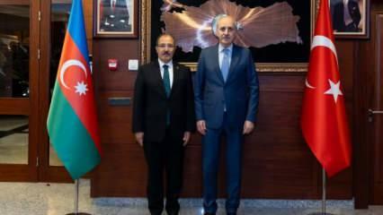 TBMM Başkanı Kurtulmuş, TÜRKPA 13’üncü Genel Kurulu’na katılmak üzere Azerbaycan’a geldi̇