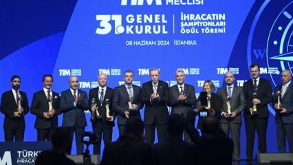 TİM'in 'İhracatın Şampiyonları' ödülleri sahiplerini buldu